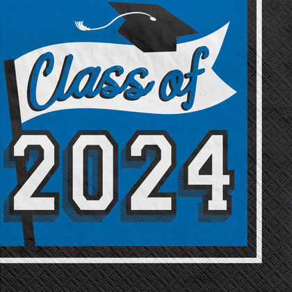 2024 True To Your School Luncheon Napkins - Blue