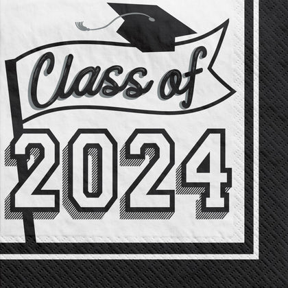 2024 True To Your School Luncheon Napkins - White 40ct