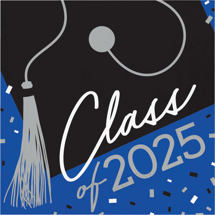 2025 Graduation Lunch Napkins 36ct | Blue