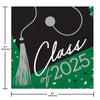 2025 Graduation Lunch Napkins 36ct | Green