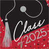 2025 Graduation Lunch Napkins 36ct | Red