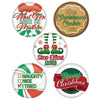 Christmas Party Buttons 5ct