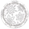 Snowflake 9in Paper Plates 8ct