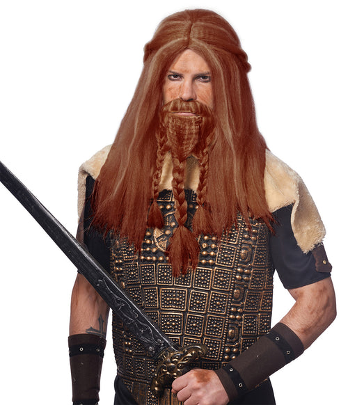 Viking Wig and Beard | Red