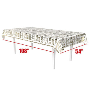 Metallic Holiday Expressions Tablecover