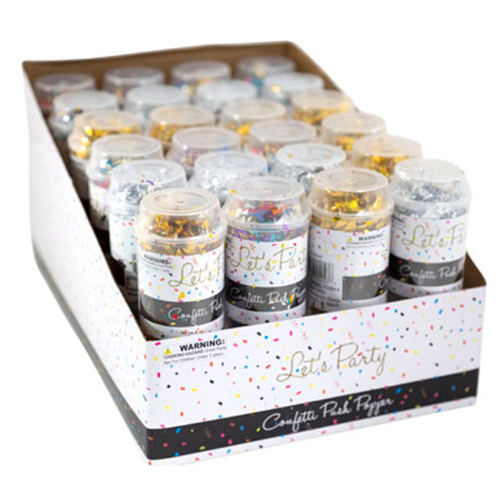 CONFETTI PUSH POPPER