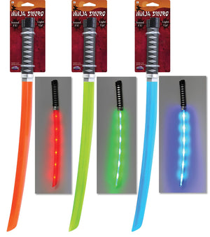 22" Light Up Ninja Sword w/Sound FX