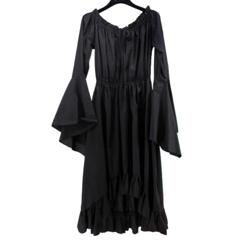 Cotton Chemise Dress | Black