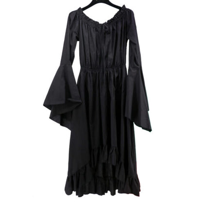Cotton Chemise Dress | Black