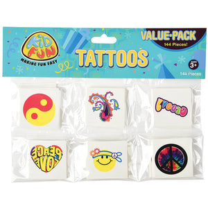 Retro Temporary Tattoos 144ct