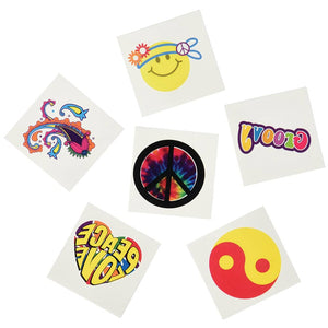 Retro Temporary Tattoos 144ct