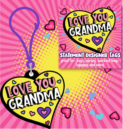 Love You Grandma Speech Bubble