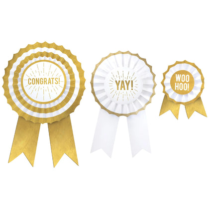 Congratulations Award Ribbon Room Decoration