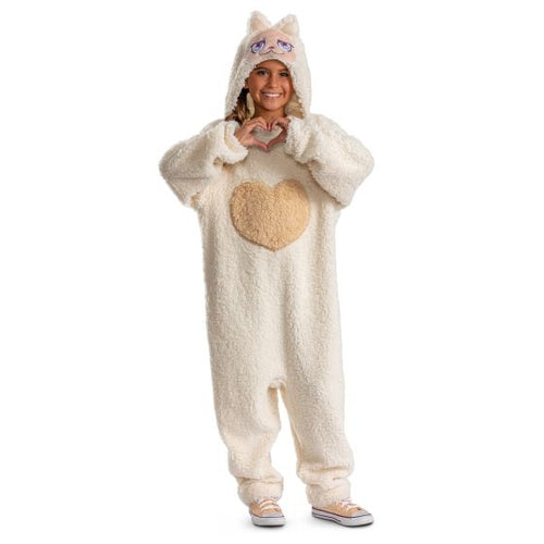 Mumu Monster Ivory Deluxe Hooded Jumpsuit Child