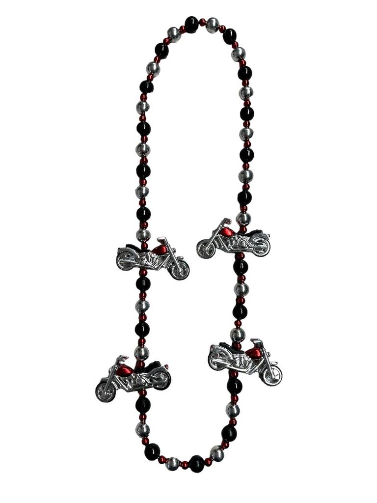 Motorcycle Bead Necklace 1ct