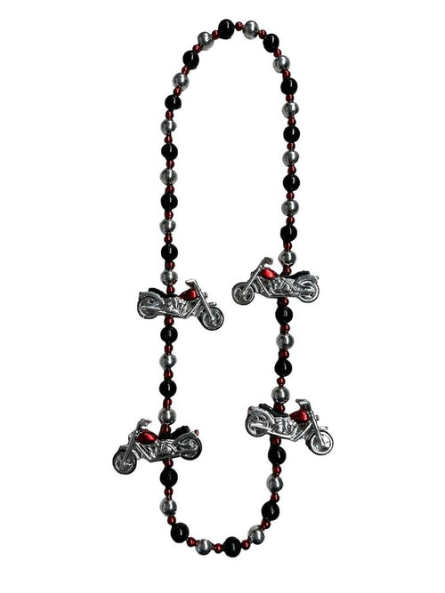 Motorcycle Bead Necklace 1ct
