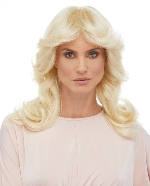 70s Angel Blow Out Wig Blonde