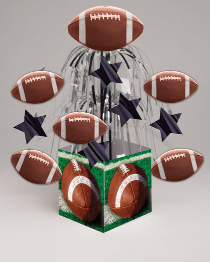 Mini Football Cascade Centerpieces