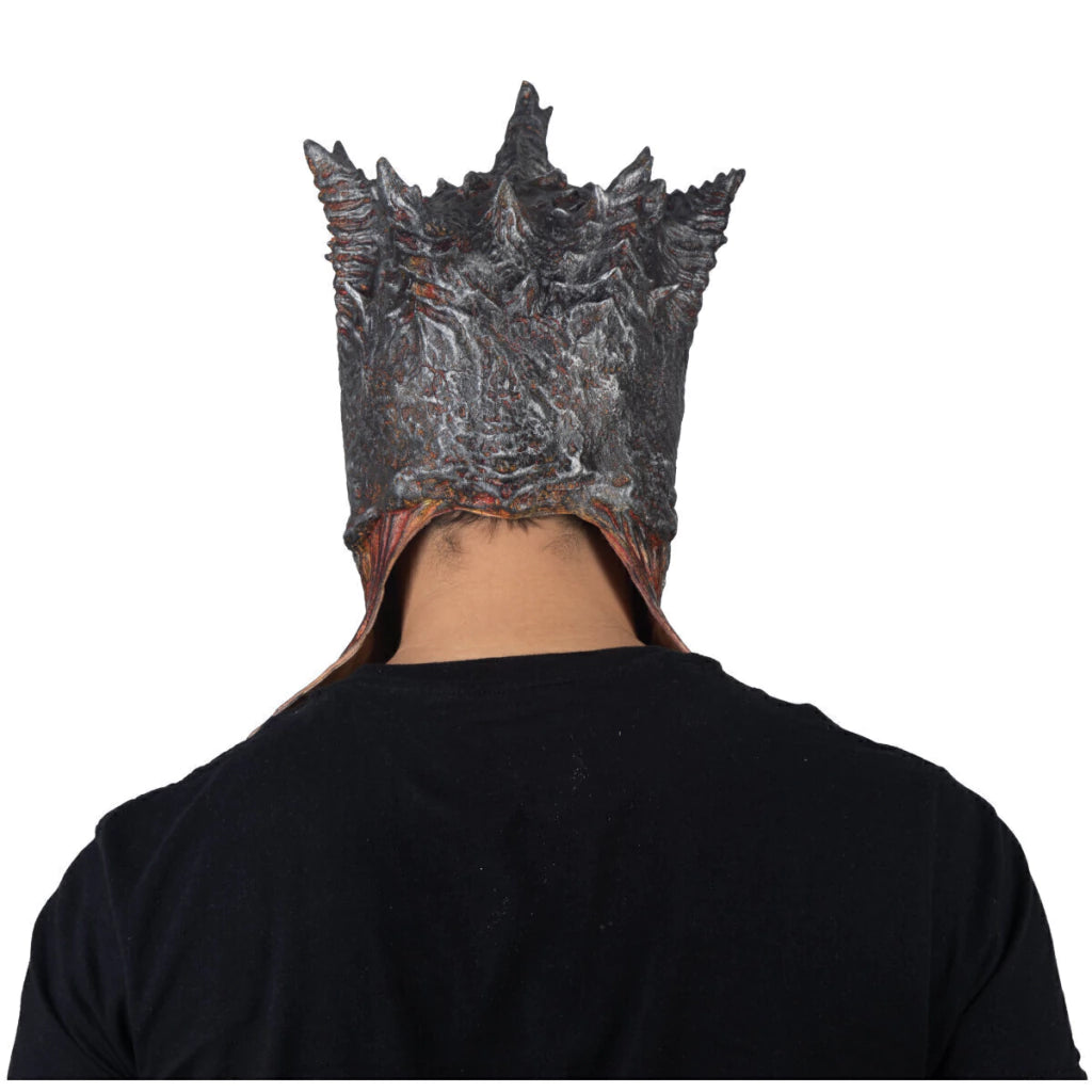 King Reaper Fire Latex Mask With Neck