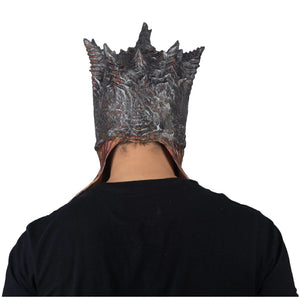 King Reaper Fire Latex Mask With Neck