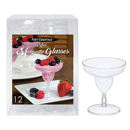 2 OZ. MINI MARGARITA GLASSES – CLEAR 12 CT.