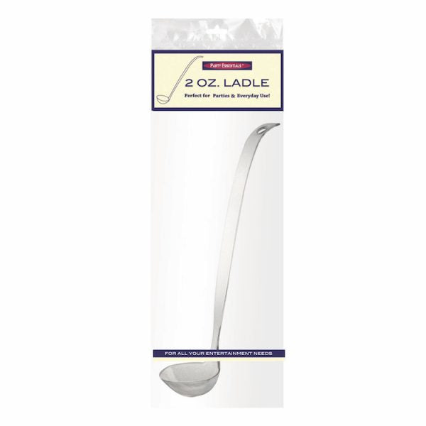 2 OZ. CLEAR HANGABLE LADLE 1pc