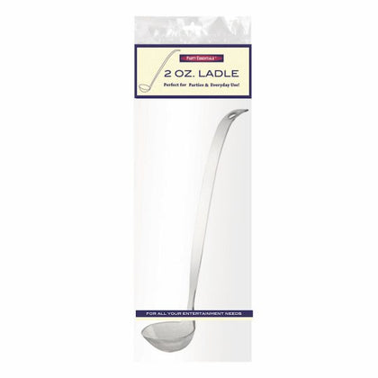 2 OZ. CLEAR HANGABLE LADLE 1pc