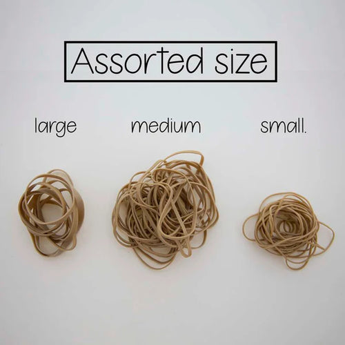 2 Oz./ 56.70 g Assorted Sizes Rubber Bands