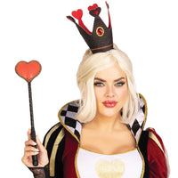 2 PC Royal Crown Headband and Heart Scepter