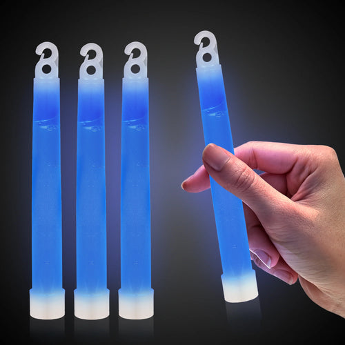Blue 6" Premium Glow Sticks 25ct