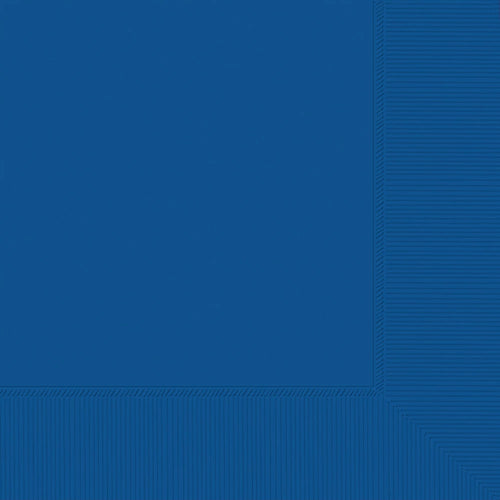 Bright Blue Paper Luncheon Napkins 40ct | Solids