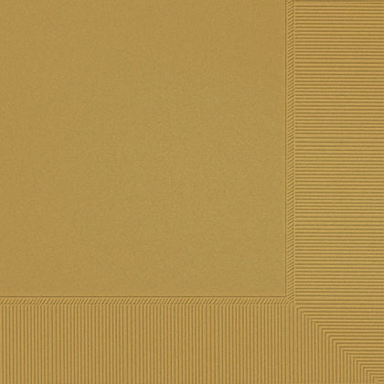 Gold Luncheon Napkins 40ct | Solids