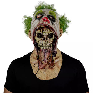 Blurp Malevolent Clown Long Neck Latex Mask
