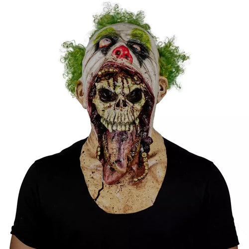 Blurp Malevolent Clown Long Neck Latex Mask