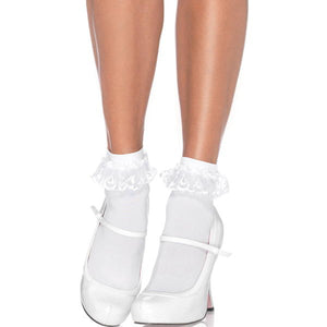 Lace Ruffle Anklet Socks