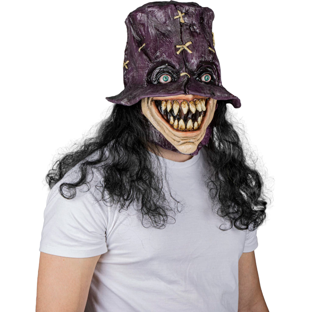 Creepy Voodoo Master Mask with Neck