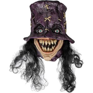 Creepy Voodoo Master Mask with Neck