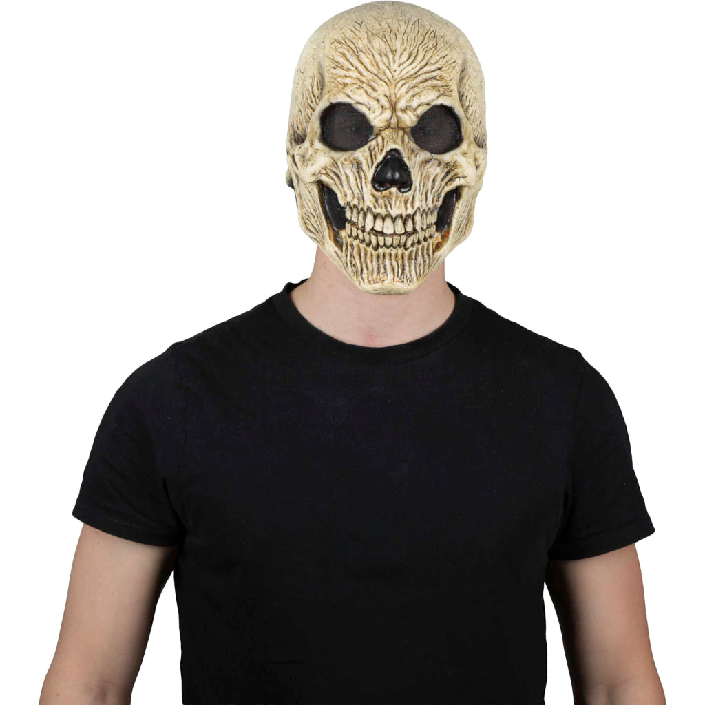 Ghoulish Man Undead Skull Latex Mask Hollow Death Look