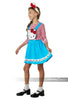 HELLO KITTY BLUE OVERALL DRESS / CHILD