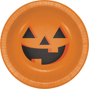 Halloween Pumpkin 20oz Paper Bowls 8ct