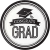 White 7in Paper Plate 18ct | Graduation