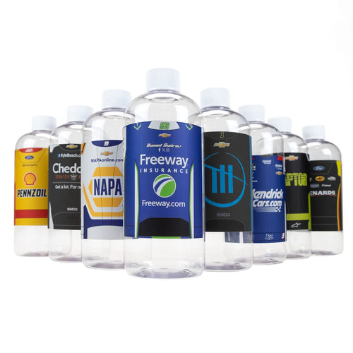NASCAR Water Bottle Labels 16ct