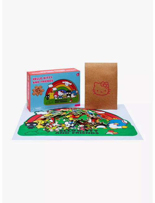 Hello Kitty And Friends Rainbow Wood Puzzle