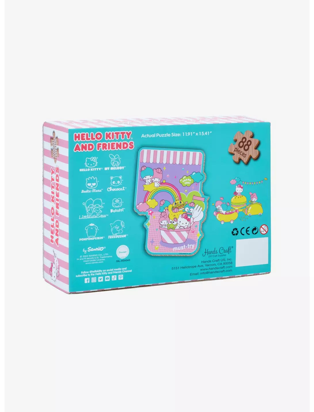 Hello Kitty And Friends Carnival Wood Puzzle
