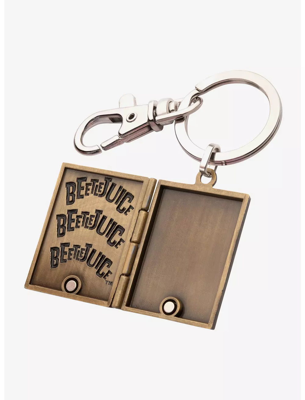 Beetlejuice Handbook For The Recently Deceased Locket Key Chain