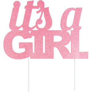 It's a Girl Cake Topper
