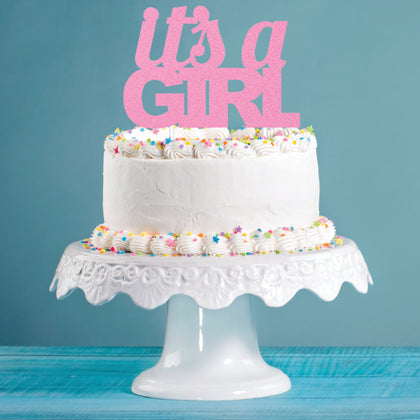 It's a Girl Cake Topper
