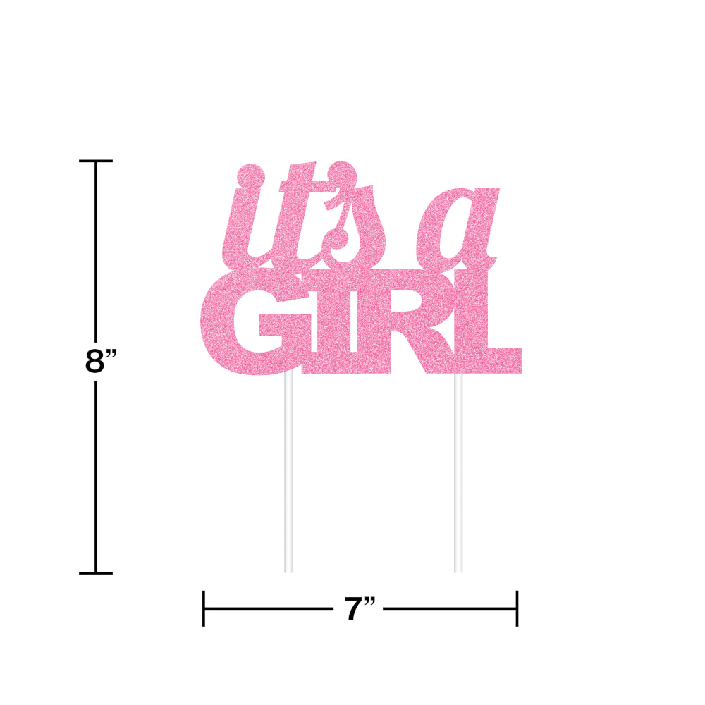 It's a Girl Cake Topper