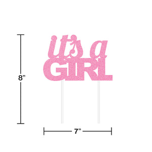It's a Girl Cake Topper