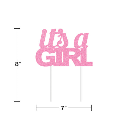 It's a Girl Cake Topper